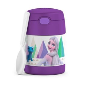 Thermos Funtainer  10 Ounce Stainless Steel Vacuum Insulated Kids Food Jar with Spoon, Frozen 2