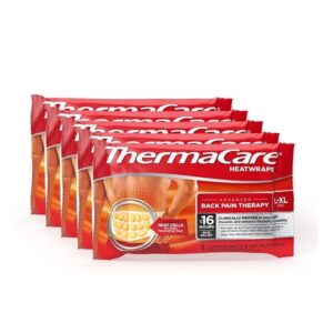 ThermaCare Portable Heating Pad Lower Back and Hip Relief L/XL 5 Count
