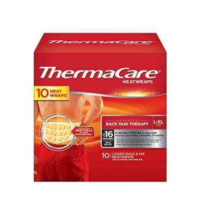ThermaCare Lower Back & Hip HeatWraps L-XL, 9 Count Pack