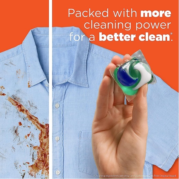 Tide Pods Original Scent He Turbo Laundry Detergent Pacs 81 - Load Tub - Image 2