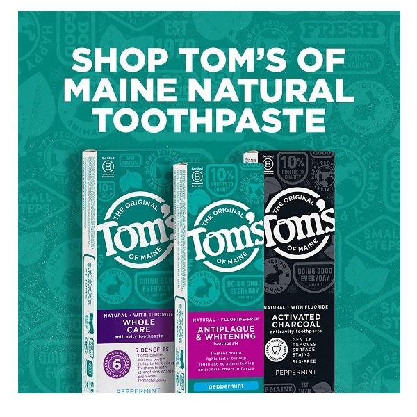 TomS Of Maine Antiplaque Plus Whitening Gel, Spearmint, 4.7 Ounce, 2 Count - Image 6