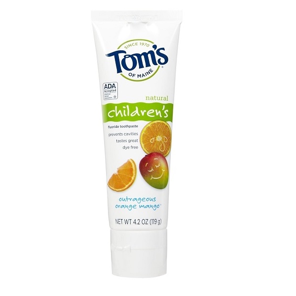 Toms Of Maine Toothpaste, Fluoride-Orange/Mango
