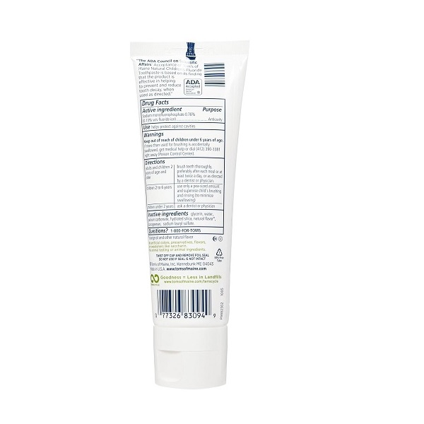 Toms Of Maine Toothpaste, Fluoride-Orange/Mango - Image 2