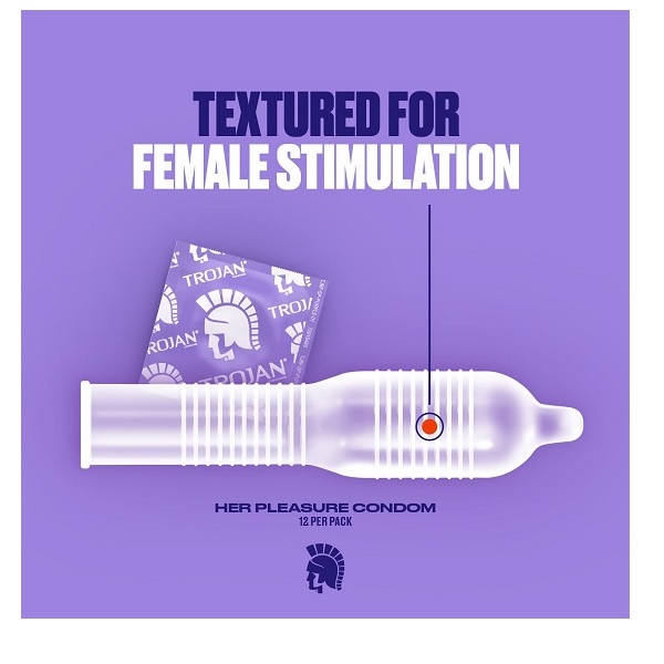Trojan Condom Pleasure Pack Lubricated, 36 Count - Image 3