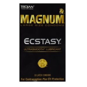Trojan Magnum Ecstasy lubricated condoms 2-pack, 20 count