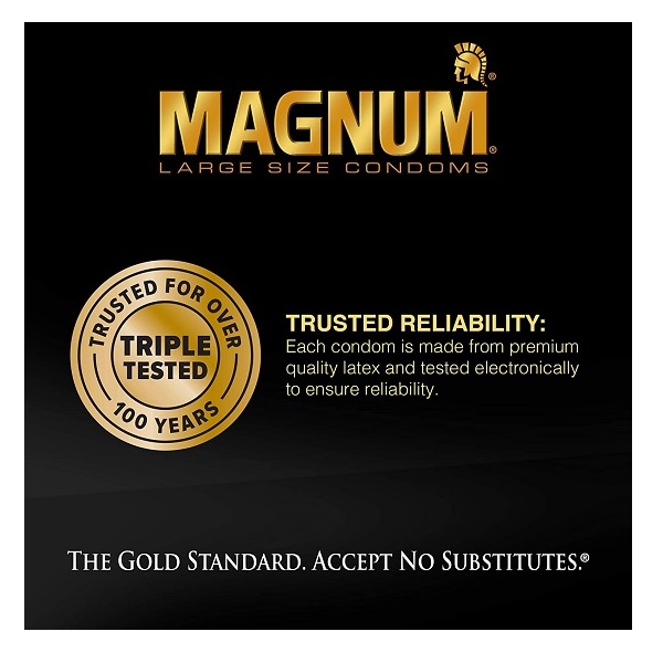 Trojan Magnum Ecstasy Ultrasmooth Lubricant,10-count - Image 3