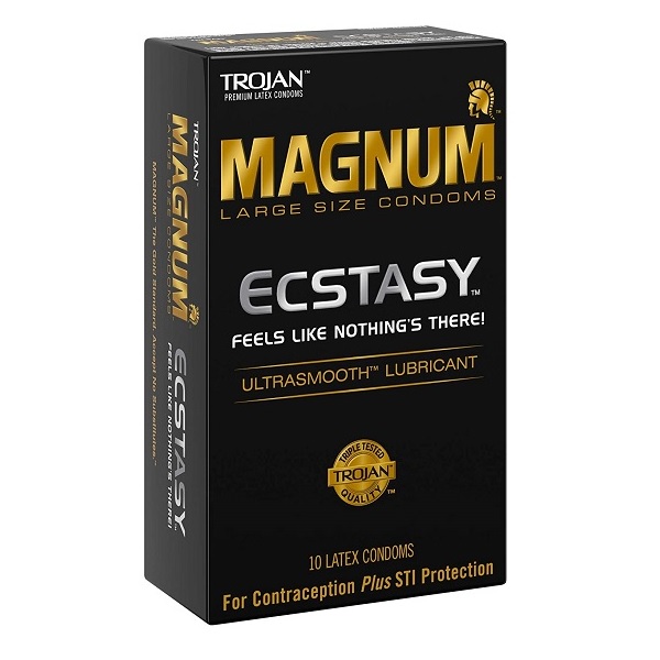 Trojan Magnum Ecstasy Ultrasmooth Lubricant,10-count - Image 7