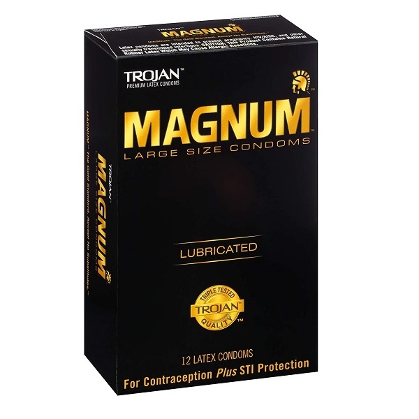 Trojan Magnum Lubricated Condoms, Large, 12-Count - Image 8