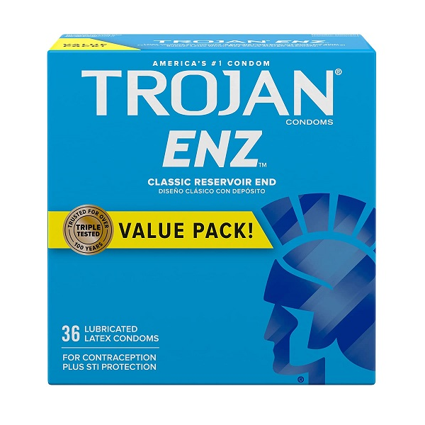 Trojan ENZ Lubricated Condoms 36 Count