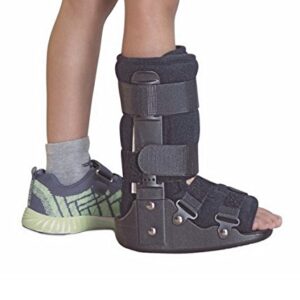 Tynor Short Walker Boot (Black, Large)