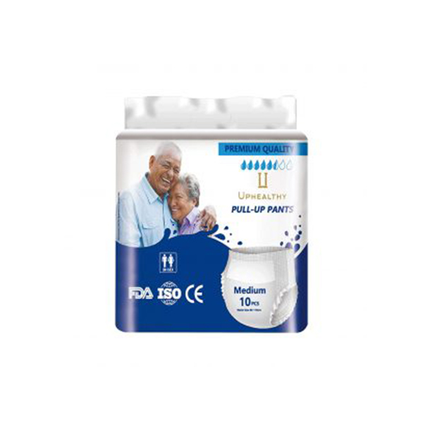 Uphealthy Adult Pull Up Diapers/Pants/Brief (M) Size (80-110) cm