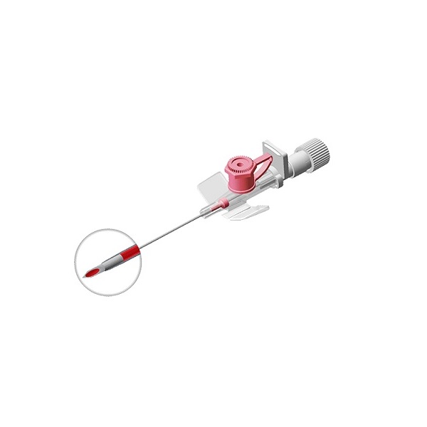 Romsons Vein Cath IV Cannula with Injection Port 22 G