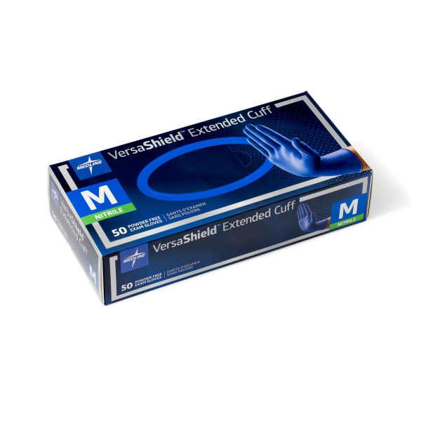 VersaShield Powder-Free Nitrile Exam gloves (9.5 inch) - Image 2