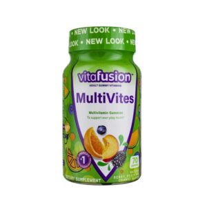 Vitafusion Multi Vites Gummy Vitamins, Berry, Peach and Orange - 70 Gummies