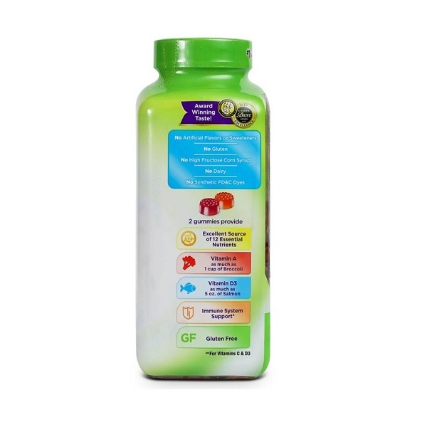 Vitafusion MultiVites Essential Multivitamin Natural Berry, Peach and Orange Flavor 260 ct. - Image 3