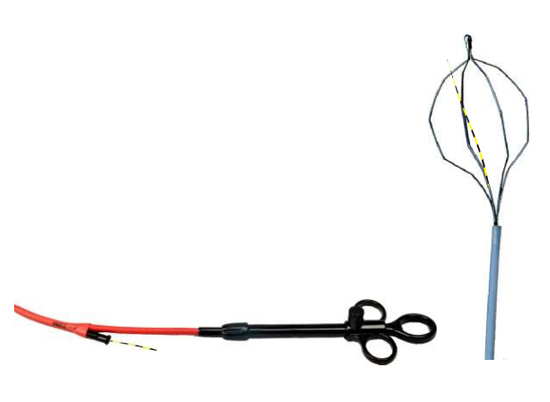WIRE GUIDED RETRIEVAL BASKET