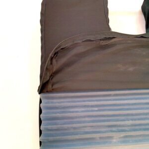 Wedge Sitting Pillow"GEL" for Back Pain and Coxalgia lined with Gel Cushion ? Pipe Type (17? x 15? x 1.5? x 3.5?)