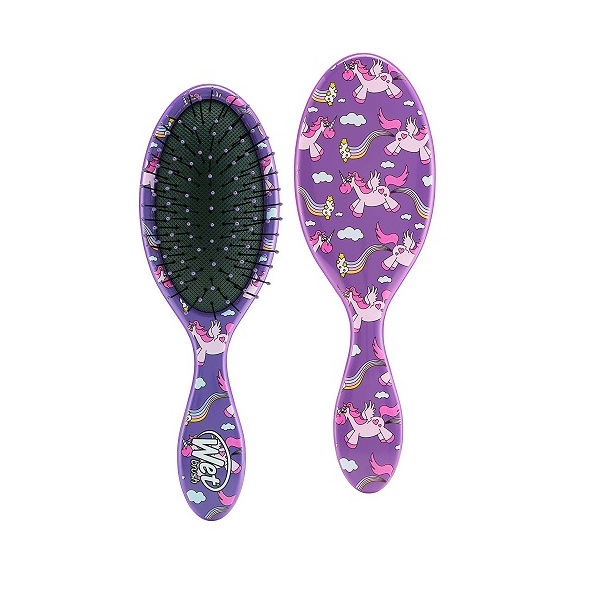 Wet Brush Kids Detangler Hair Brushes - Cotton Candy, Sweet Treats - Mini Detangling Brush with Ultra-Soft IntelliFlex Bristles Glide Through Tangles with Ease - Pain-Free Comb for All Hair Types