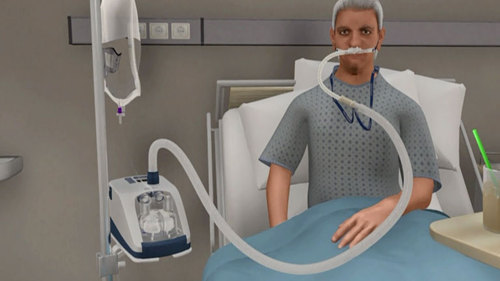 F&P AIRVO 2 Oxygen Delivery System with Humidifier - Image 5