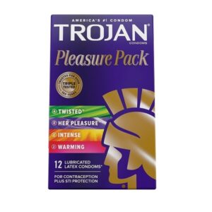 Pleasure Pack 12 Pack Assorted by Trojan