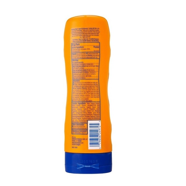 Banana Boat Sunscreen Sport Performance Broad Spectrum Sun Care Sunscreen Lotion - SPF 50, 8 Ounce (Pack of 3) - Image 2