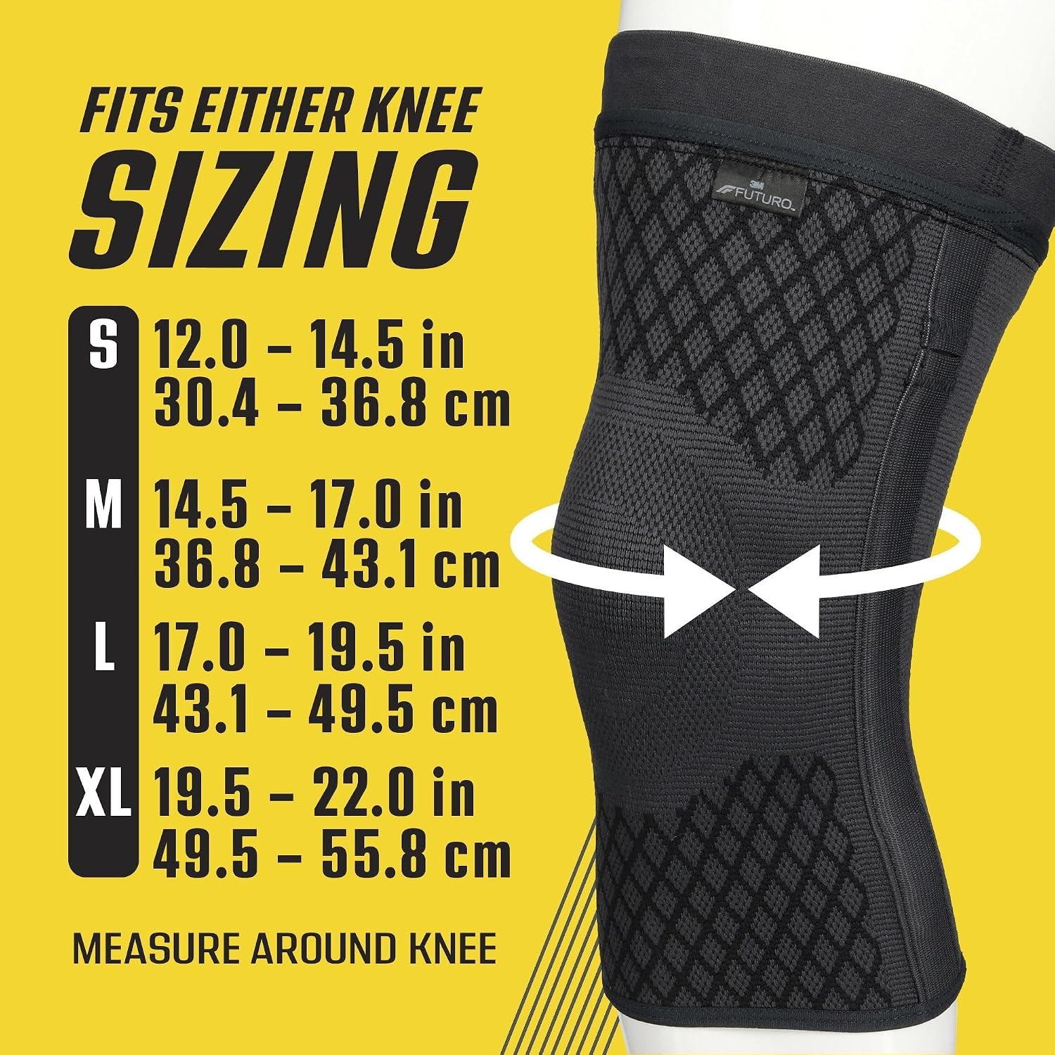 Futuro Active Knit Knee Stabilizer: Medium - Image 2