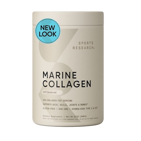 Marine Collagen Peptides Powder | Pescatarian Friendly, Keto Certified & Non-GMO Verified - Easy to Mix in Water or Juice! (12oz Bottle)