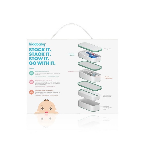Mobile Medicine Cabinet Travel Kit by Frida Baby | Portable Carrying Case Stocked with Wellness Essentials - Image 6