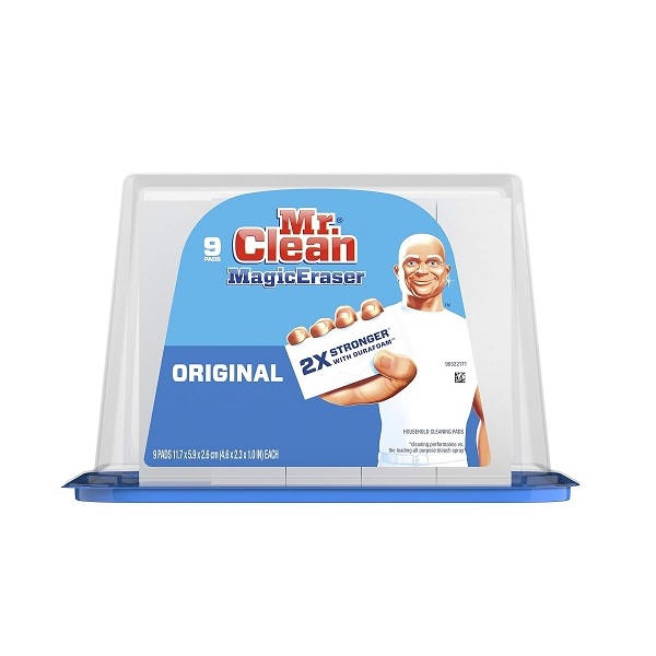 Mr. Clean Magic Eraser Original, Cleaning Pads with Durafoam, 9 Count