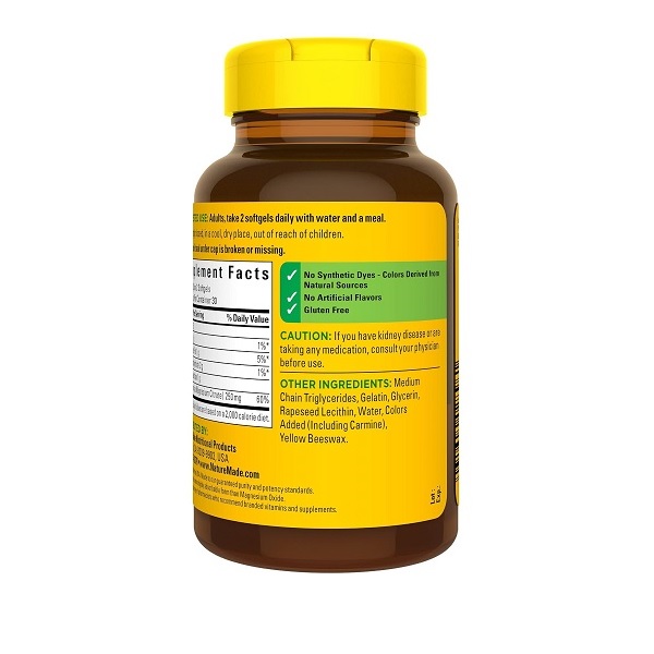 Nature Made Magnesium Citrate Softgels, 250mg, 60 Count - Image 6