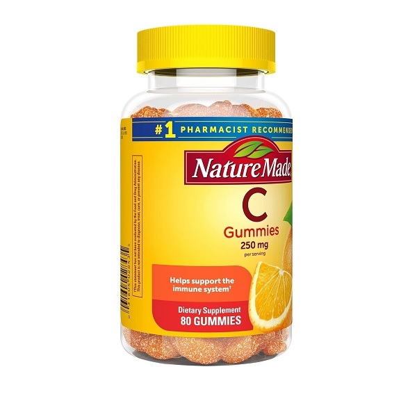 Nature Made Vitamin C Adult Gummies Tangerine, 80 Count - Image 7