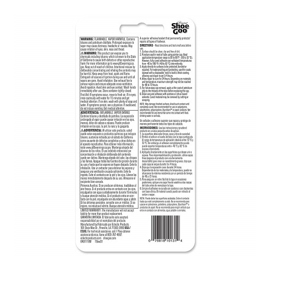 Shoe GOO 110231 Adhesive, 1 fl oz, Clear - Image 2