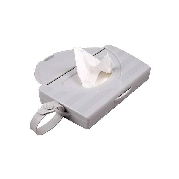 Ubbi On The Go Gray Wipe Holder Baby Gifts, Set of 2 - Image 2