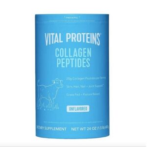 Vital Proteins Collagen Peptides Powder 24 oz (680g) unflavored grass-fed collagen supplement container