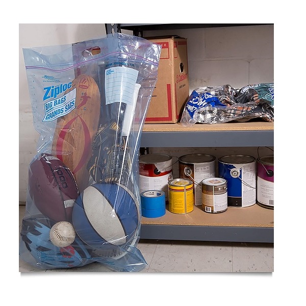 Ziploc Big Bag Double Zipper, X-Large, 4-Count - Image 7