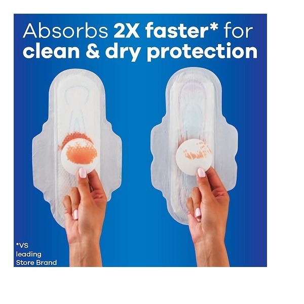 Always Ultra Thin Pads Super W/Flexi-Wings Unscented 42 Count - Image 3