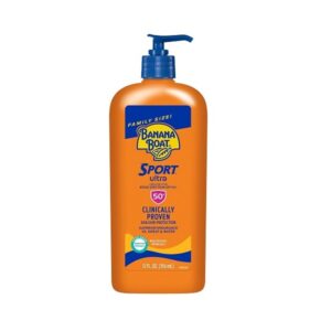 Banana Boat Sport Spf 50 Family Size Sunscreen Lotion, 12-Fluid Ounce
