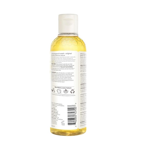 Burt'S Bees Baby Bee Shampoo & Wash Tear Free, 12 Oz - Image 2
