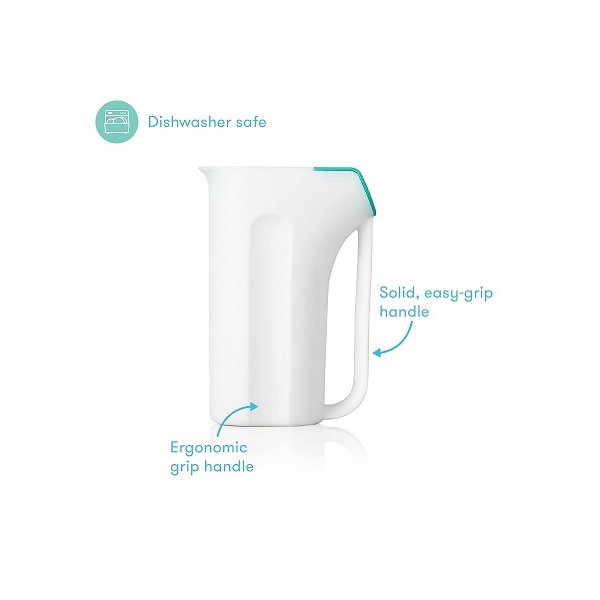 Control The Flow Rinser by Frida Baby Bath Time Rinse Cup with Easy Grip Handle and Removable Rain Shower - Image 3
