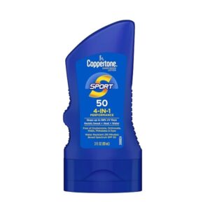 Coppertone SPORT Sunscreen Lotion Broad Spectrum SPF 50 (3 Fluid Ounce) (Packaging may vary)