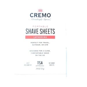 Cremo Shave Sheets
