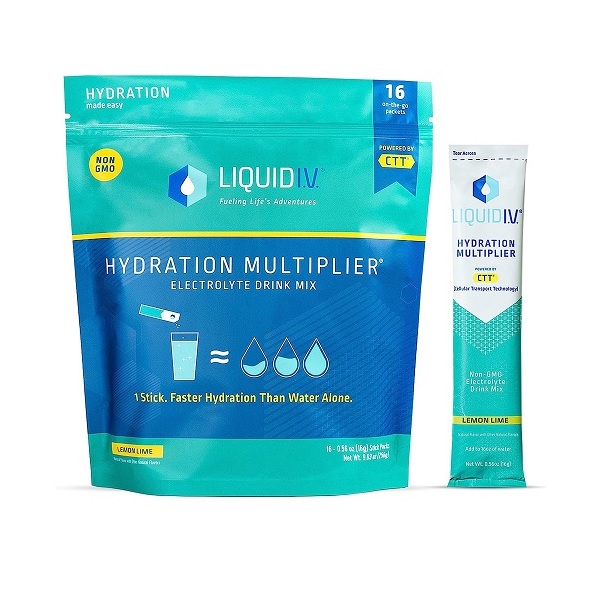Liquid I.V. Liquid I.V Hydration Multiplier Pouch With Stick, 16 Count