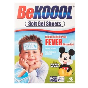 Be koool Soft Gel Sheets Kids Size: 4 CT