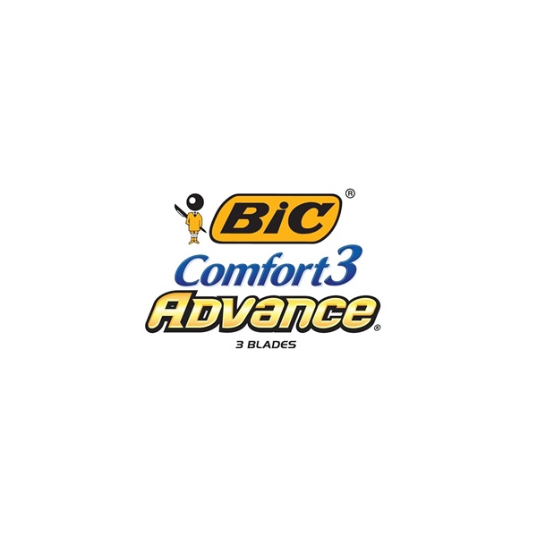 BIC Comfort 3 Advance Disposable Razor, Men, 4-Count - Image 3