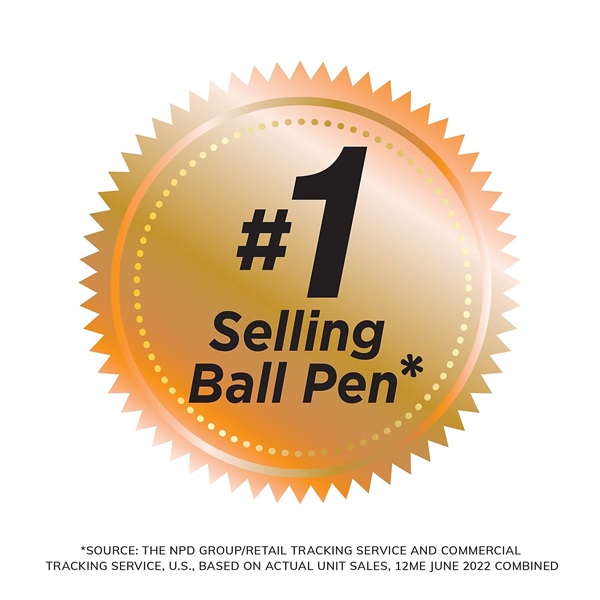 BIC Round Stic Ball Pen - Pack of 10, Black - Image 5