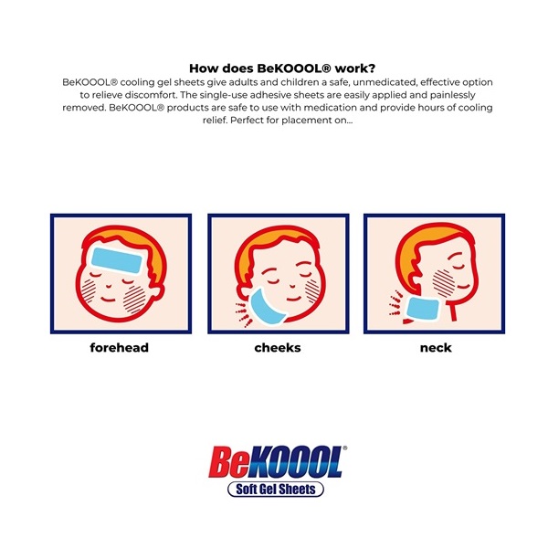 Be Koool Be Koool Soft Gel Sheets For Kids Pack of 3 - Image 6