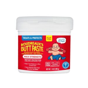 Boudreaux's Butt Paste Diaper Rash Ointment Contains 40% Zinc Oxide - 14 Ounces (Pediatrican Recommended )