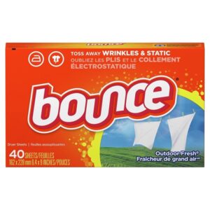 Bounce Fresh Linen Sheets, 40 Count