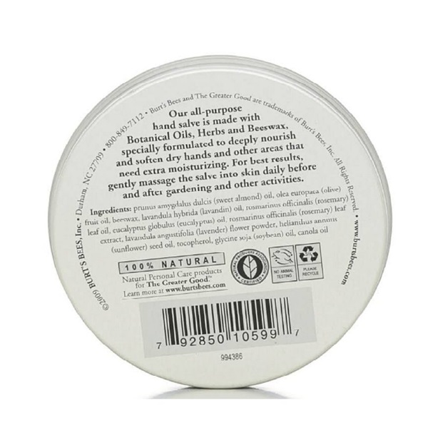 Burt's Bees Farmer's Friend Hand Salve, 3 oz - Image 2
