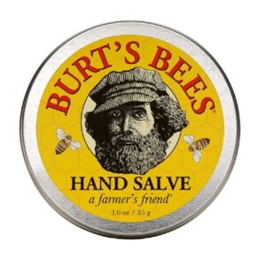 Burt’s Bees Hand Salve tin for very dry hands natural beeswax formula 3 oz pack of 2